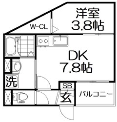 サンシエ寝屋川の物件間取画像